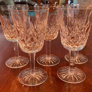 Waterford Crystal Water Goblets (6)